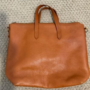Madewell Tan Leather Tote